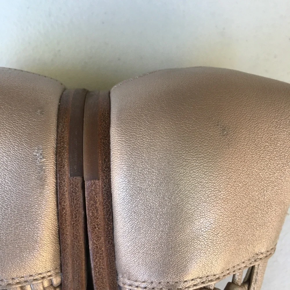 Etienne Aigner Eden Skimmer Flat Gold
